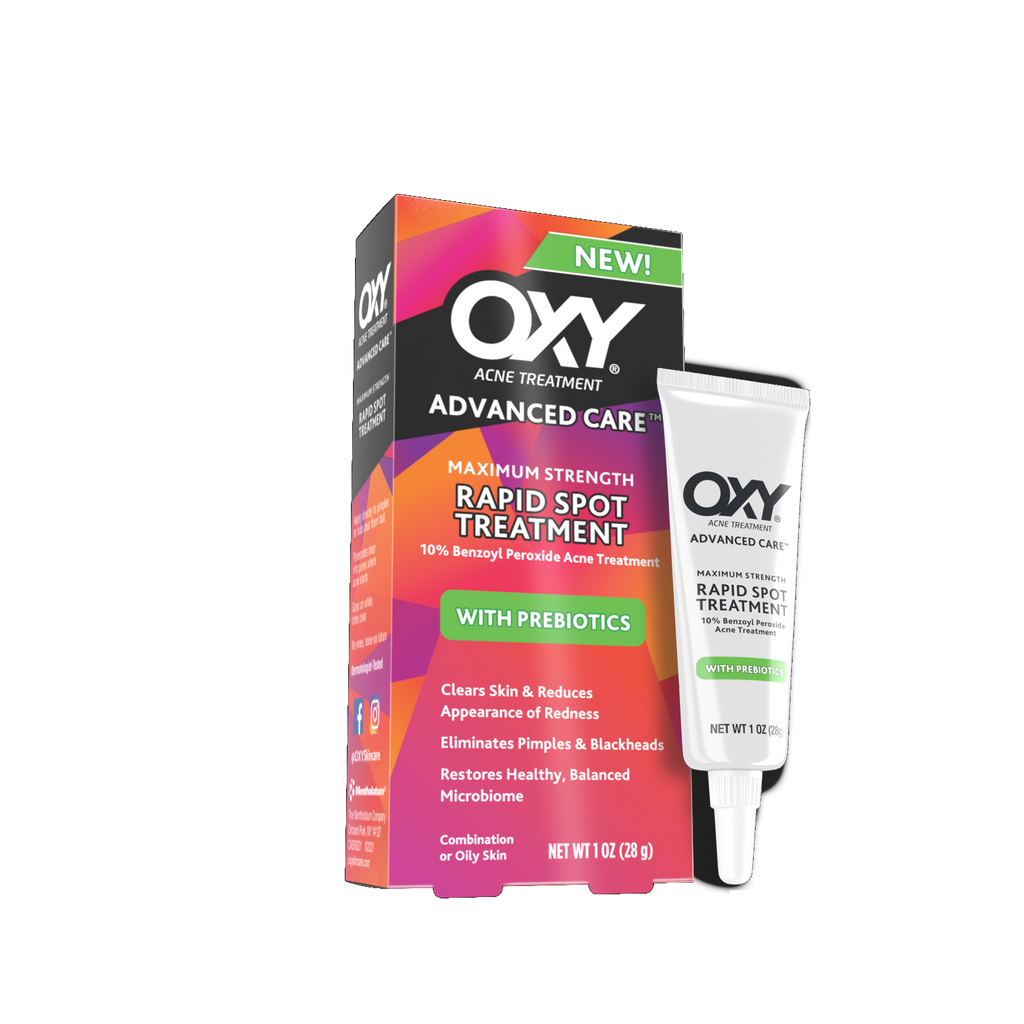 oxy maximum action spot treatment- kills acne bacteria